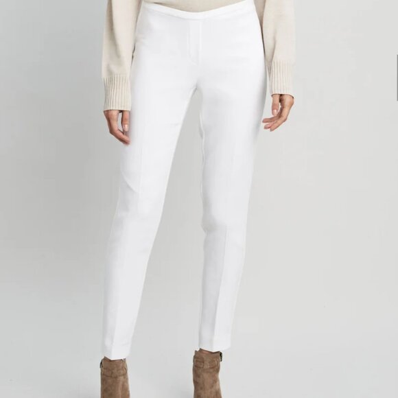 Brand New Ellie Tahari Marcia Skinny Pants - WHITE - Sz. 4 - Picture 2 of 6